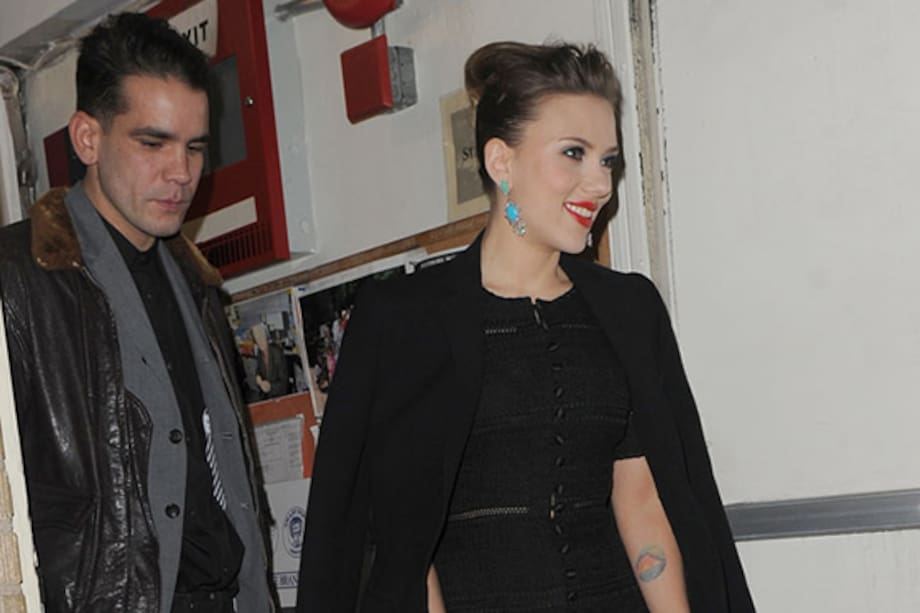 Scarlett Johansson se casa con su novio francés