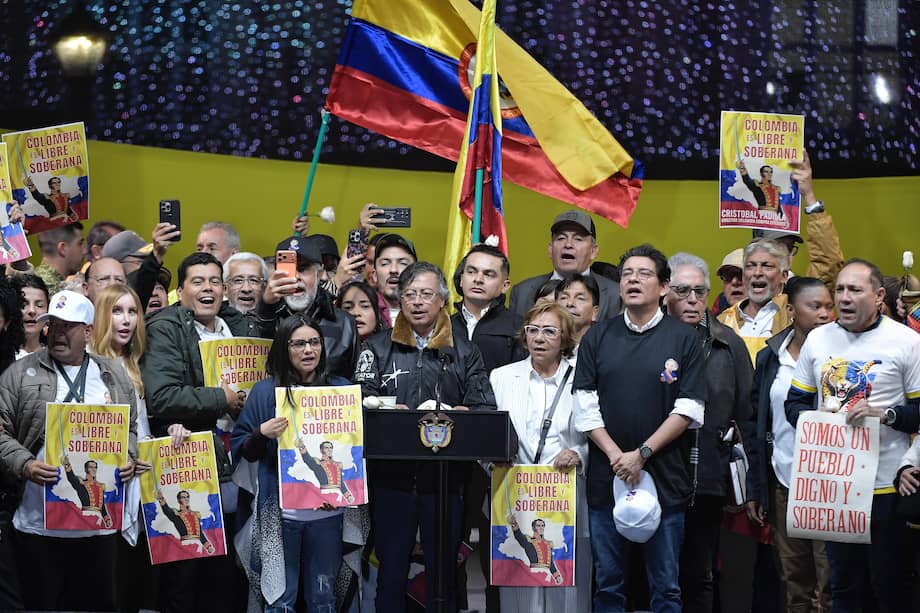 El presidente tuvo que cambiar su discurso después de hablar con Trump.