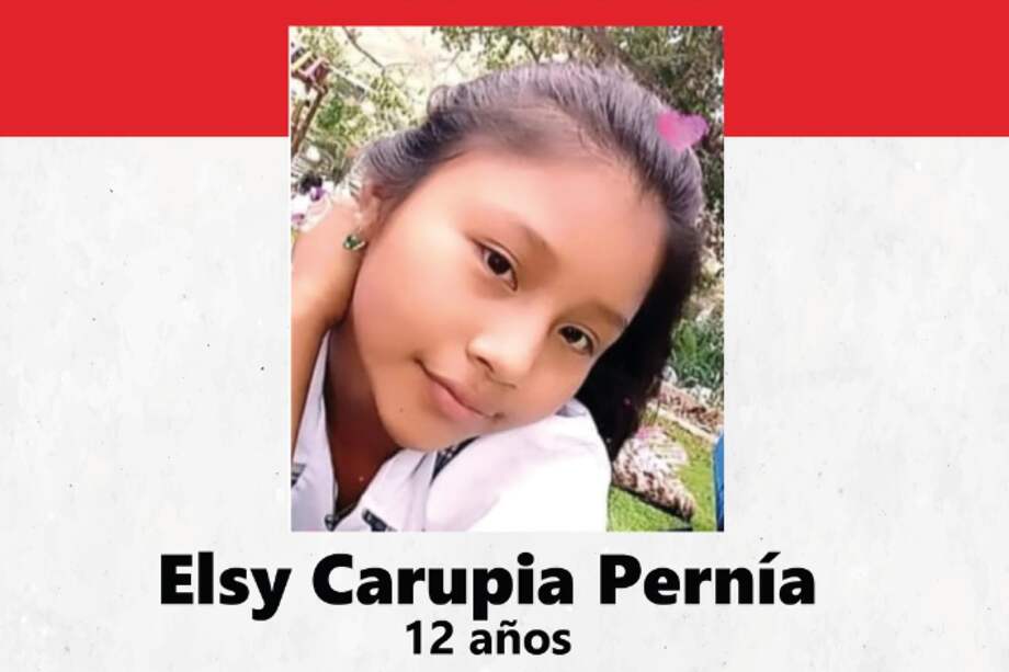 Elsy Carupia Pernia desapareció el pasado 14 de julio en el municipio de Dabeiba.