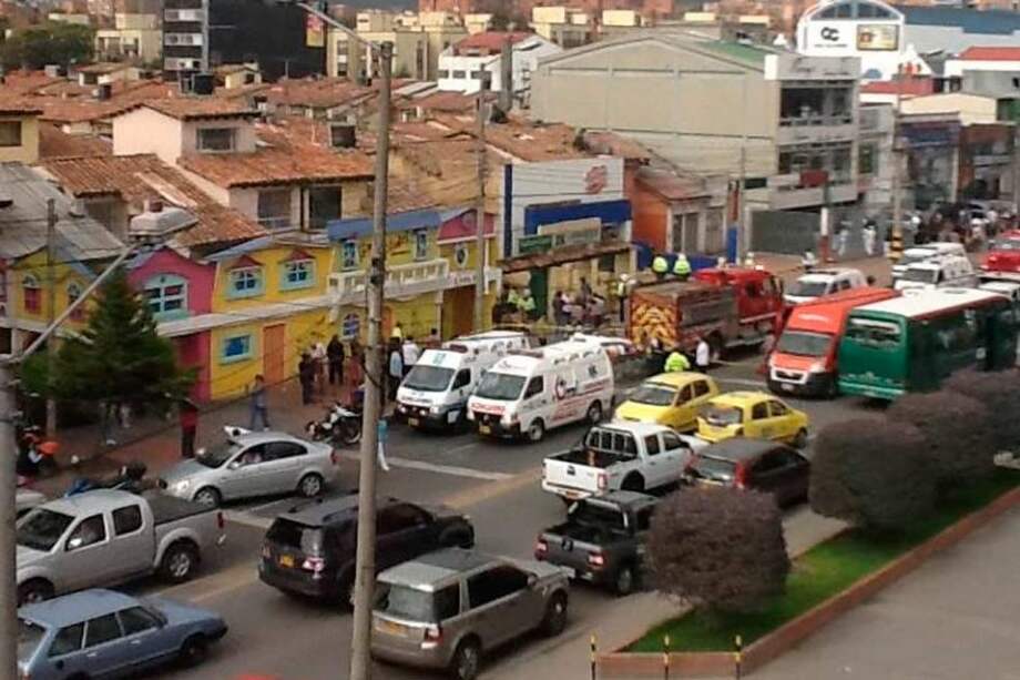 Explosión en el norte de Bogotá deja tres personas heridas