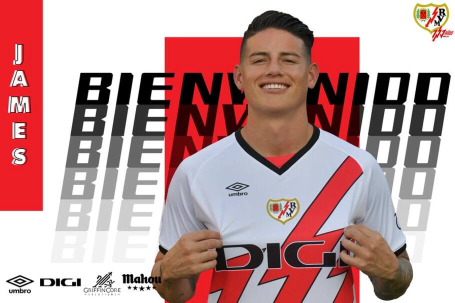 James Rodríguez, fichaje estrella de Rayo Vallecano.