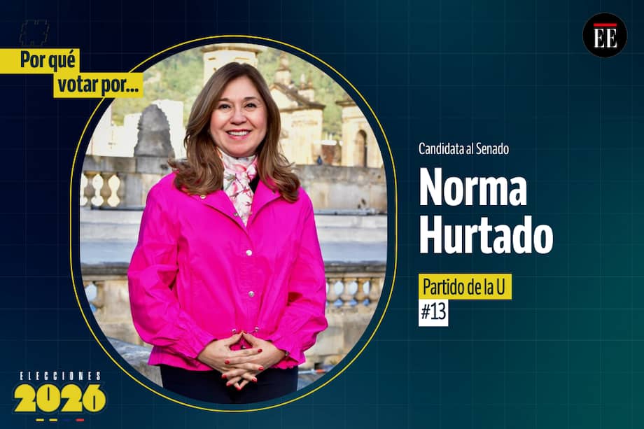 Norma Hurtado, candidata al Senado.