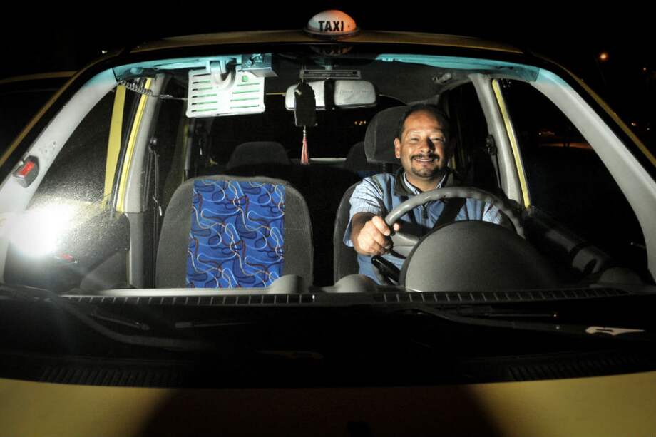 A bordo de un taxi ecológico