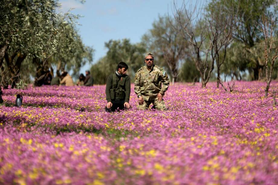 Soldados del régimen a las afueras de Guta / EFE