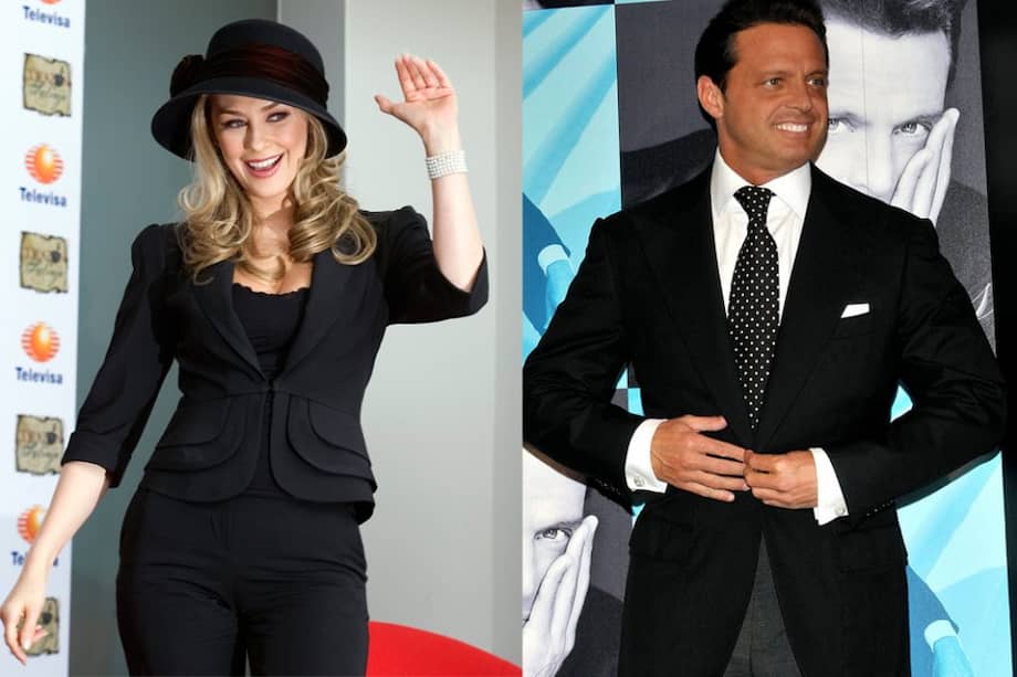 La actriz mexicana Aracely Arámbula y el cantante Luis Migguel.