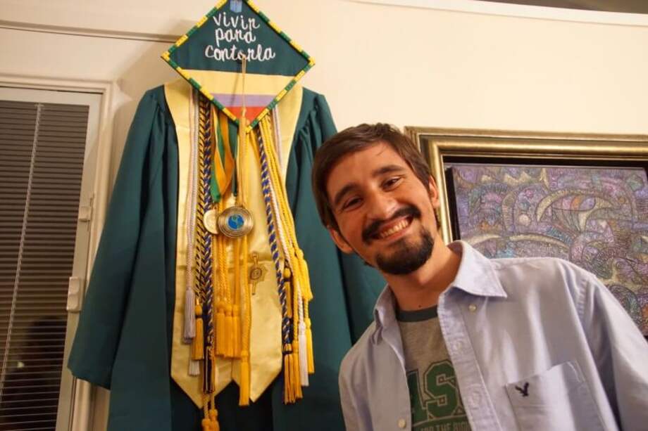 Pablo Ramírez Uribe obtendrá en unos meses su maestría en Educación. / Archivo particular