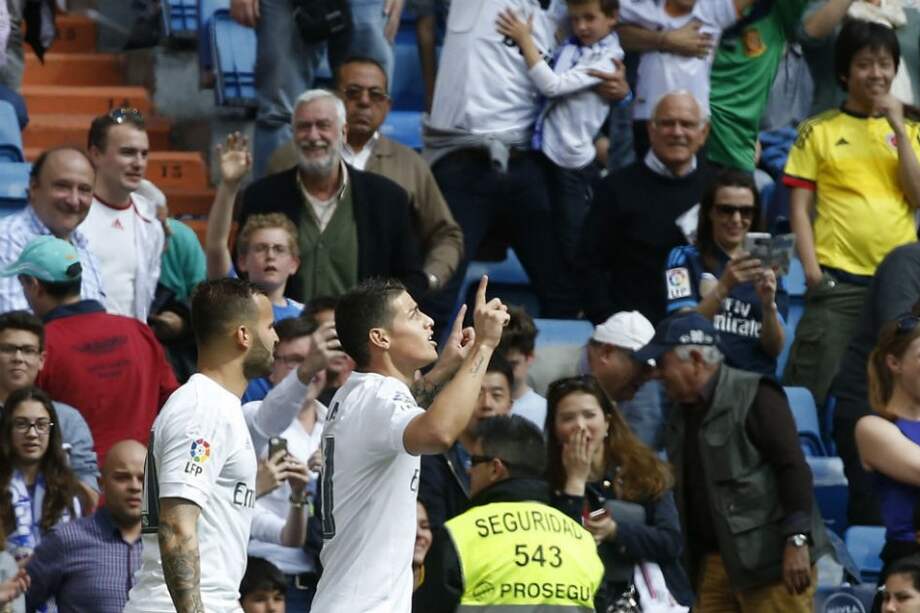 James Rodríguez, mediocampista del Real Madrid. Foto: AFP