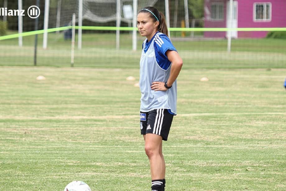 Tatiana Ariza, jugadora de Millonarios, ha disputado cuatro Mundiales, dos Copas América y dos Juegos Olímpicos. / MFC