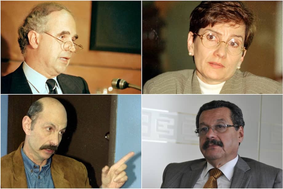 Archivo / Alberto Pinzón, Vladimiro Naranjo, Carlos Lozano Guillén y Ana Mercedes Gómez.