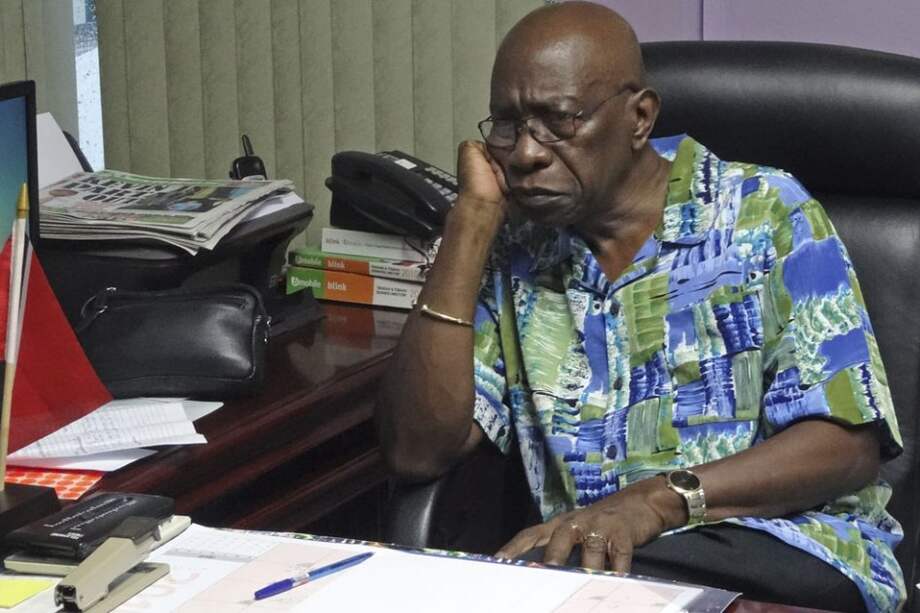 Jack Warner, exvicepresidente de la Fifa. Foto: AFP