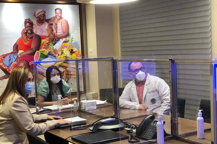 La audiencia de imputación de cargos se hizo de manera virtual. Al presunto responsable, la Fiscalía le imputó el delito de amenazas. / Cortesía.