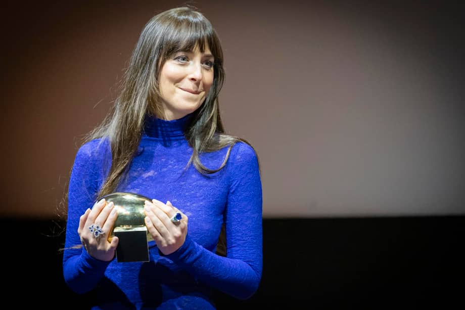 Dakota Johnson. /EFE/EPA/Andreas Becker