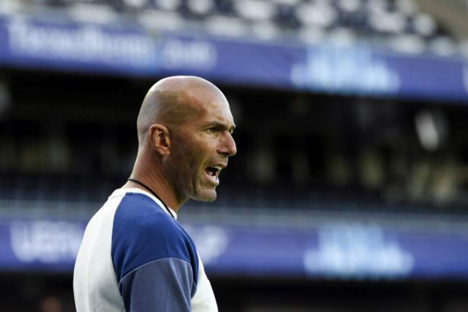 Zinadine Zidane, entrenador de Real Madrid. / AFP
