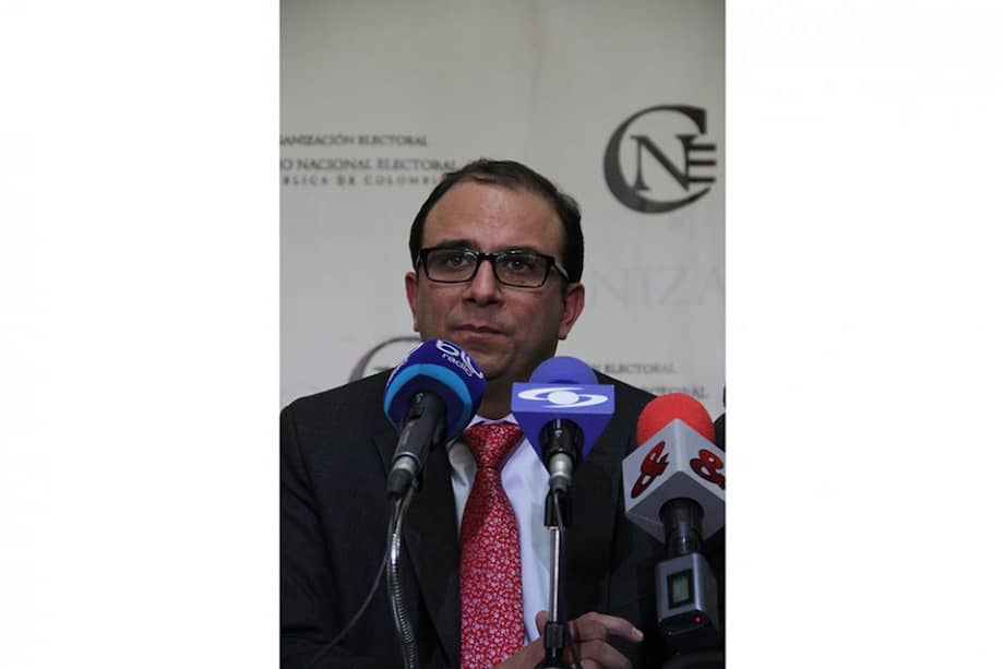 El ahora exmagistrado del CNE, Carlos Camargo.