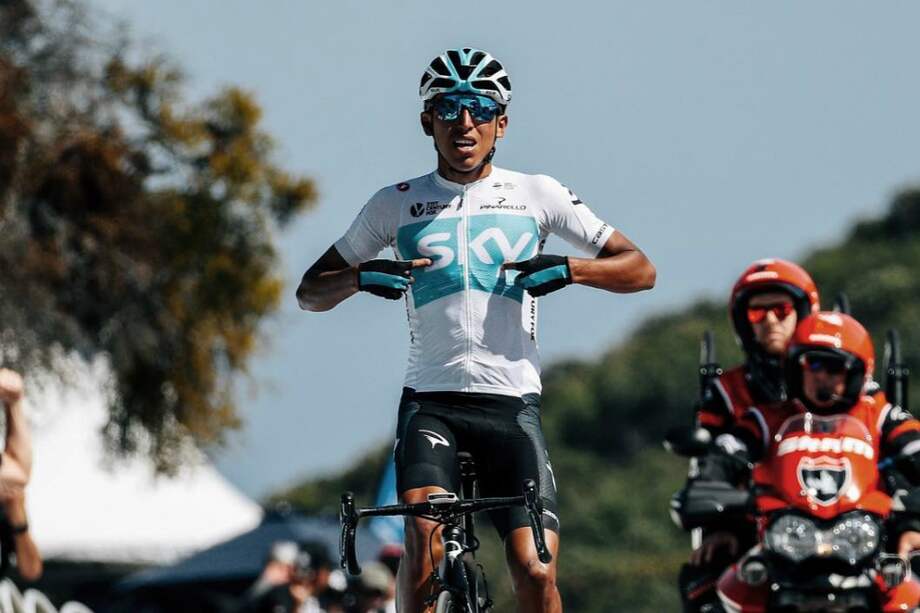 Egan Bernal corrió este 2018 el Tour de Francia. / @TeamSky