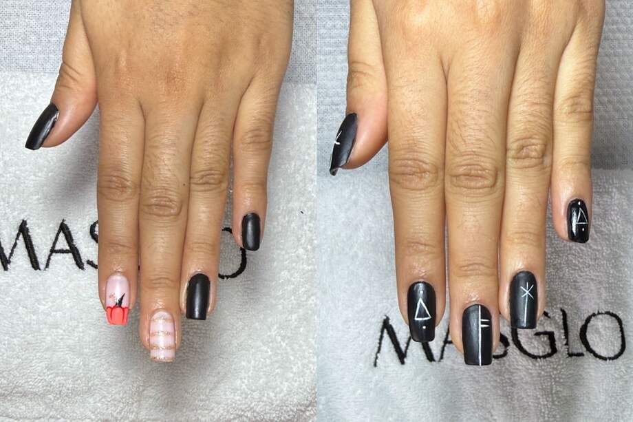 Tendencias en uñas en Halloween 2025. / Cortesía Masglo