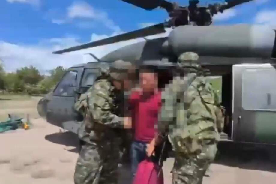 El hombre fue rescatado en menos de 24 horas mediante una acción de extracción aérea.