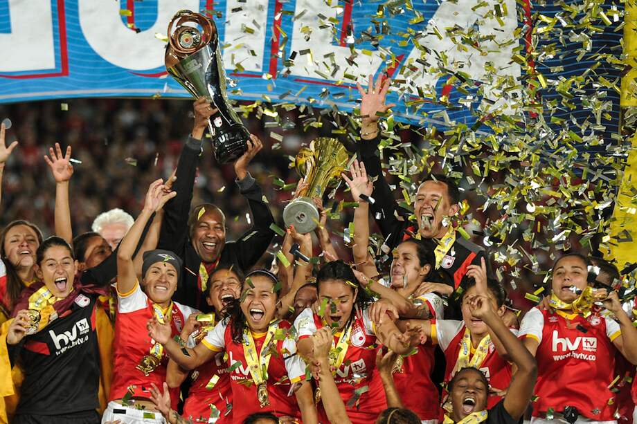 Santa Fe fue el primer campeón de la Liga Femenina. / Mauricio Alvarado - El Espectador