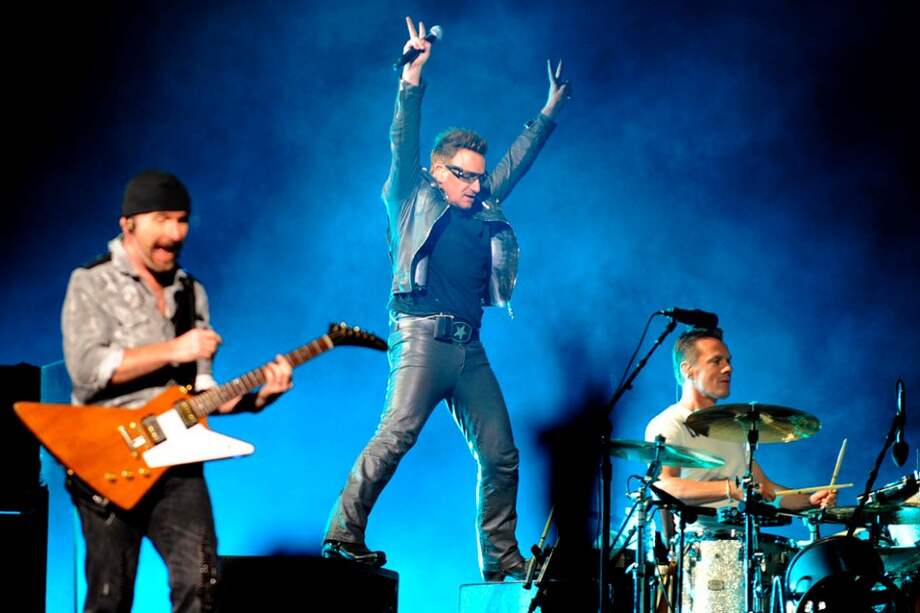 U2 en un concierto del "360º Tour".