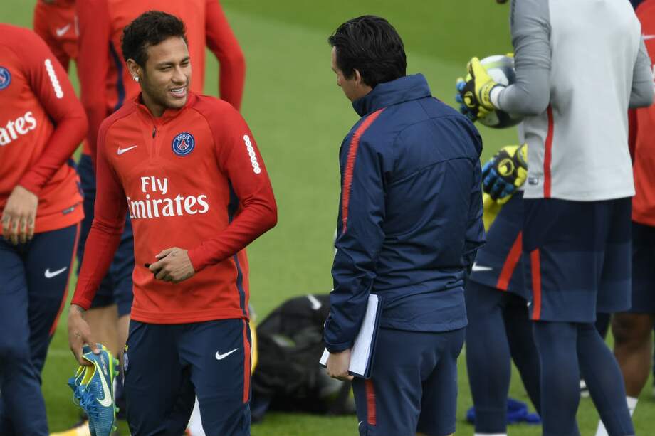 Unay Emery, entrenador del PSG. / AFP