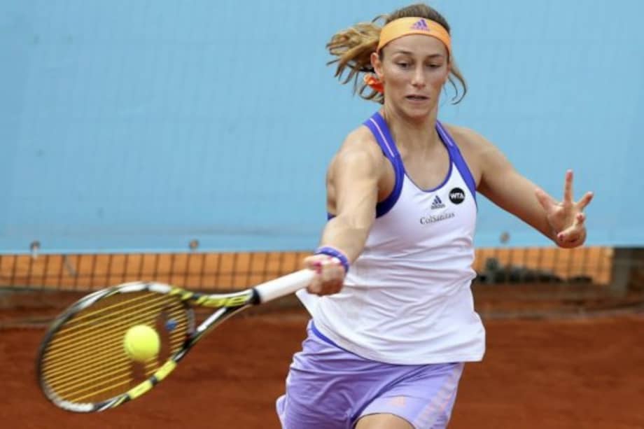 La bogotana desea realizar un muy buen papel en el tercer Grand Slam del año. / EFE