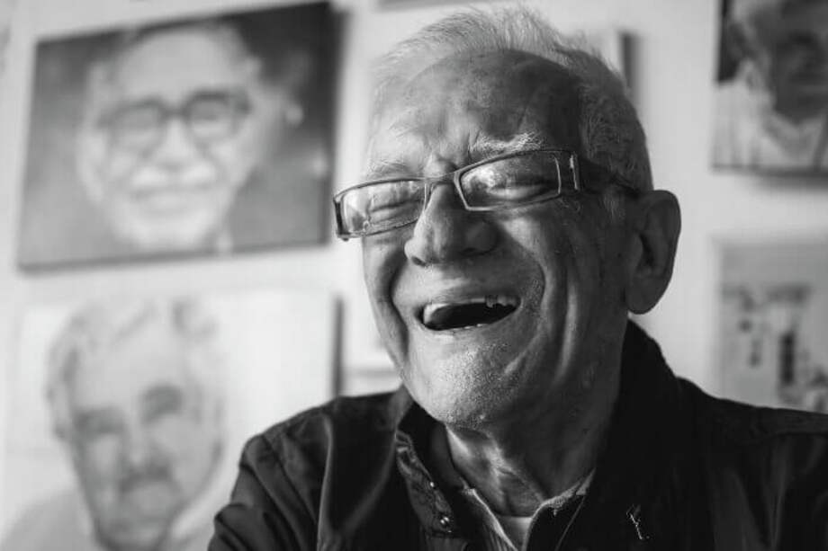 Un retrato inmortal del escritor Ramón Illán Bacca, con la boca llena de risas y verdades. / Jesús Álvarez