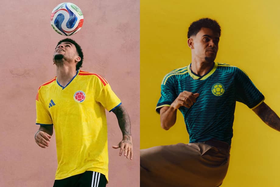 Así serán las camisetas, local y visitante, de Colombia en el Mundial 2026.