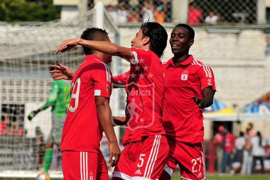 América de Cali venció 3-0 a Real Cartagena. Foto: América de Cali