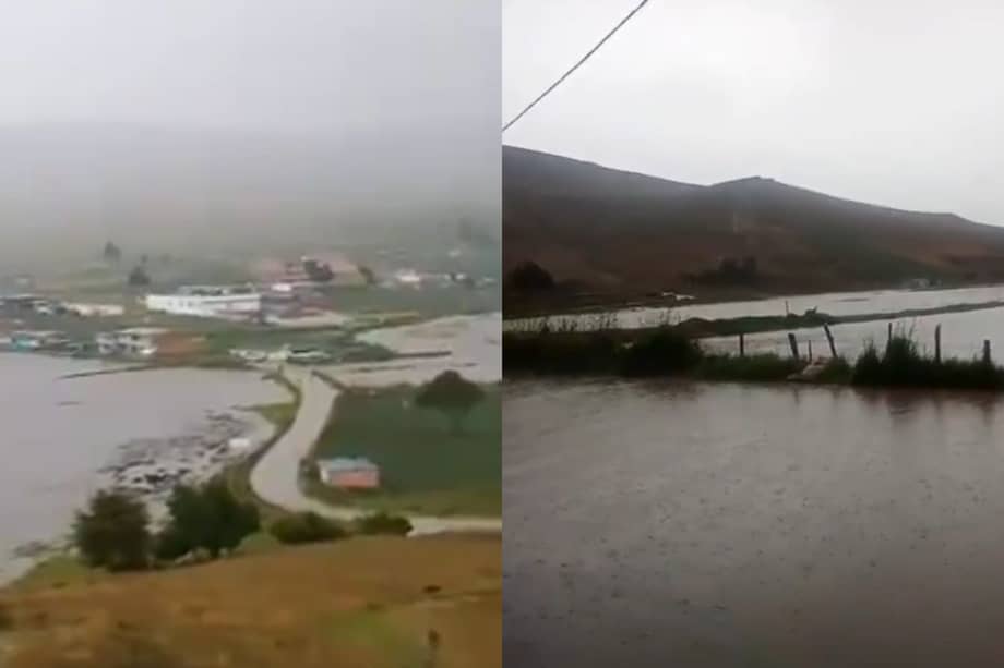 Campesinos reportaron pérdidas en sembradíos de papa y cebolla tras el desbordamiento del río Jordán, una de las emergencias más graves registradas este fin de semana en Santander.