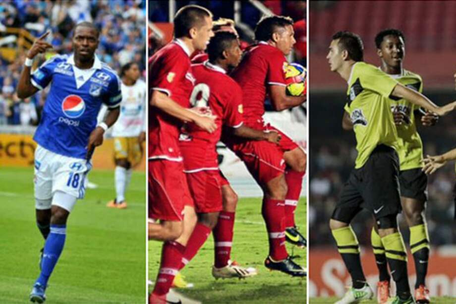 Millonarios, Nacional y América, los "equipos grandes" de Colombia