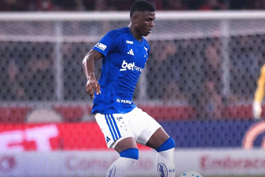 Néiser Villarreal volvió a marcar con Cruzeiro y lideró la jornada de los colombianos en el Brasileirao.