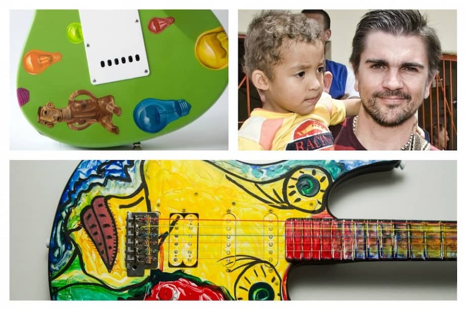 Juanes anuncia la subasta "Art guitar"