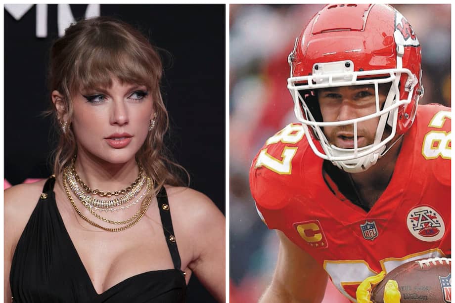 Taylor Swift y Travis Kelce, fotografías de EFE.