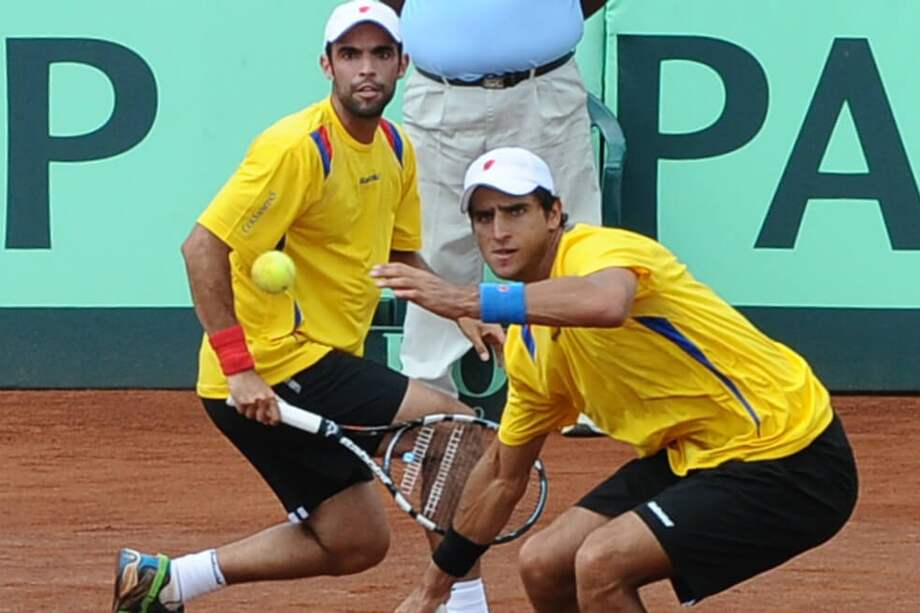 Juan Sebastián Cabal y Robert Farah, la pareja número 1 del tenis masculino. / AFP