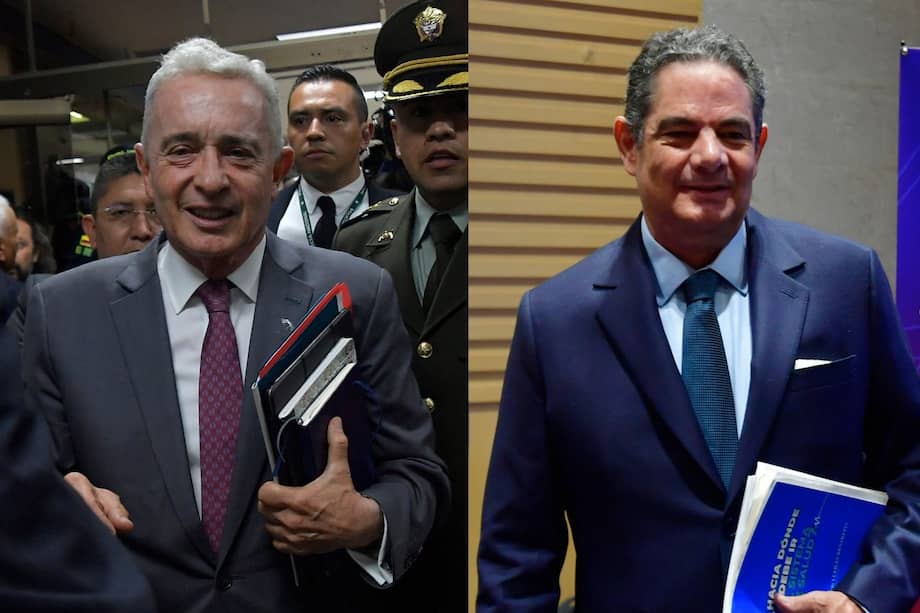 Expresidente Álvaro Uribe y exvicepresidente Germán Vargas Lleras.