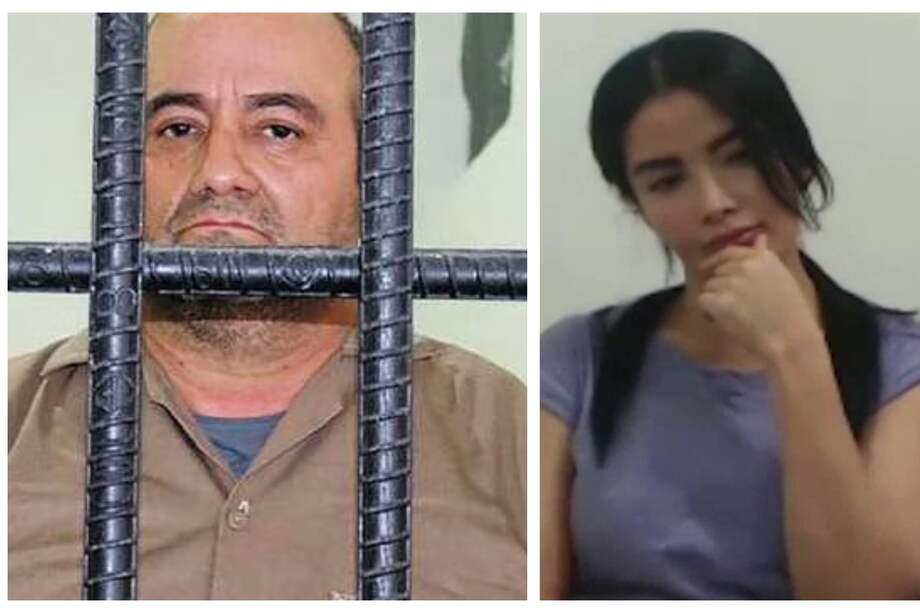 Dairo Antonio Úsuga, alias Otoniel, reconocido líder del Clan del Golfo (izquierda). Blanca Senovia Madrid, expareja del criminal (derecha).