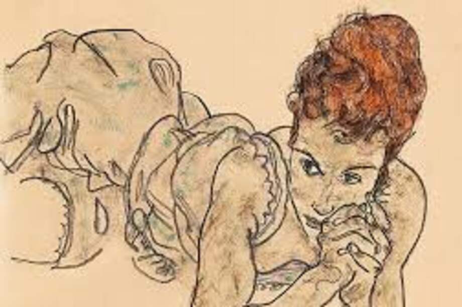 Una de las obras de Egon Schiele, nacido el 2 de junio de 1890 en Tulln an der Donau, Austria, y fallecido el 31 de octubre de 1918, en Viena. / Cortesía