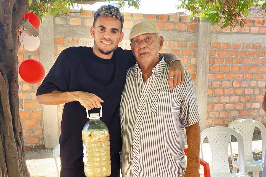 Luis Díaz y el “Viejo Chide”.