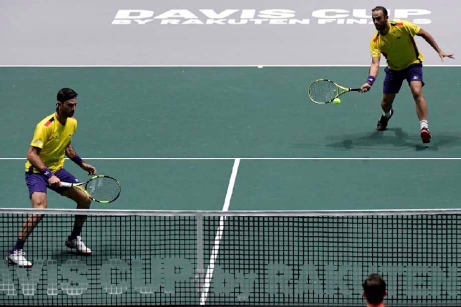 Colombia está clasificada para la fase final de la Copa Davis, aplazada para 2021. / AFP