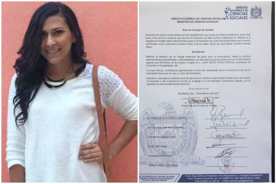 Universidad Autónoma de Zacatecas niega el reingreso de colombiana trans