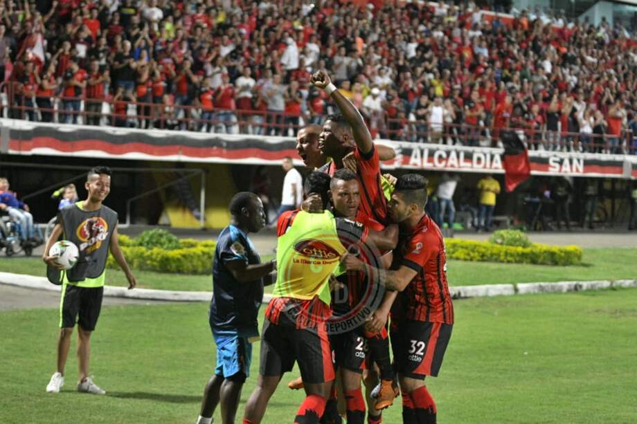 El equipo motilón consiguió su primer triunfo en su regreso a la primera división. / Cúcuta Deportivo