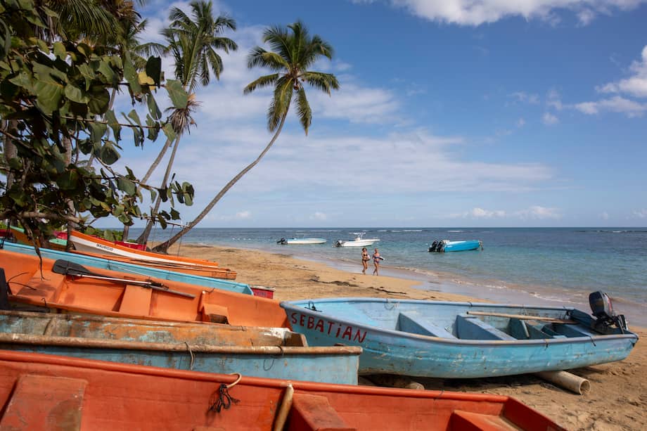 La playa Las Ballenas, en Las Terrenas, un pueblo de la península de Saman, en República Dominicana.