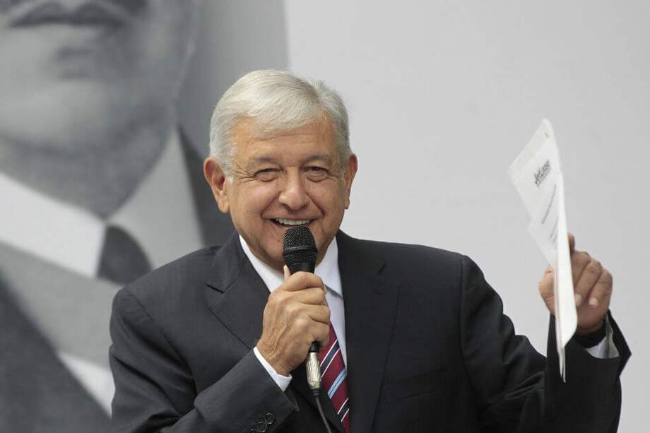Andrés Manuel López Obrador, presidente de México, desató un debate por exigir excusas a España por la Conquista. / AFP