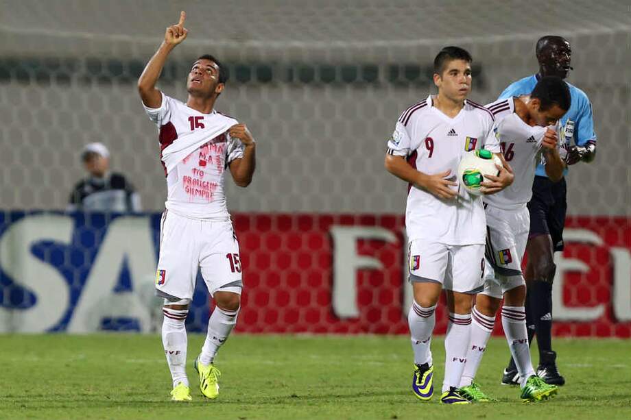 Venezuela fracasó rotundamente en el Mundial Sub-17 2013. / AFP