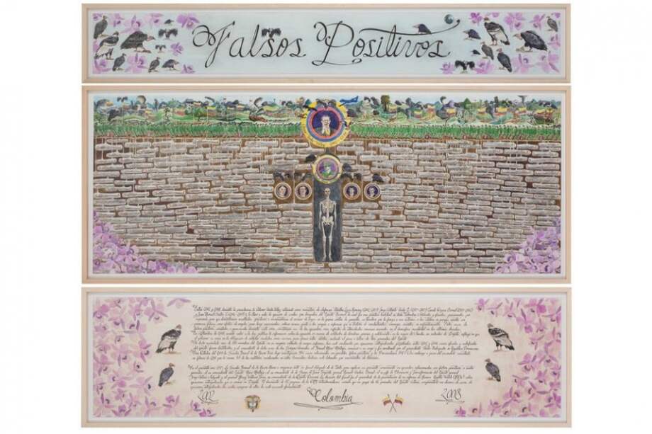 Obra “Falsos positivos”, de Jorge Julián Aristizábal. / Jorgejulianaristizabal.com