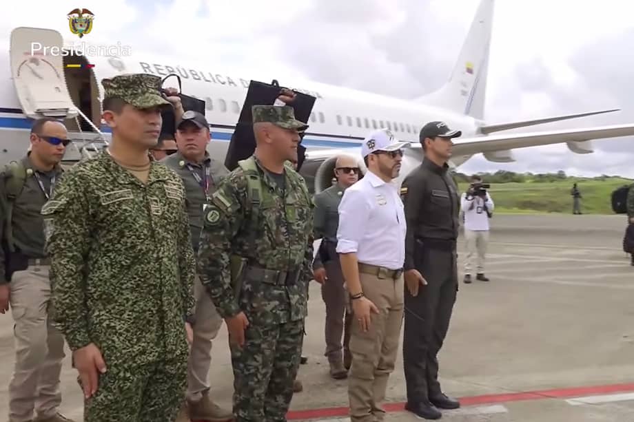 El presidente Abelardo de la Espriella aterrizó en Chocó.