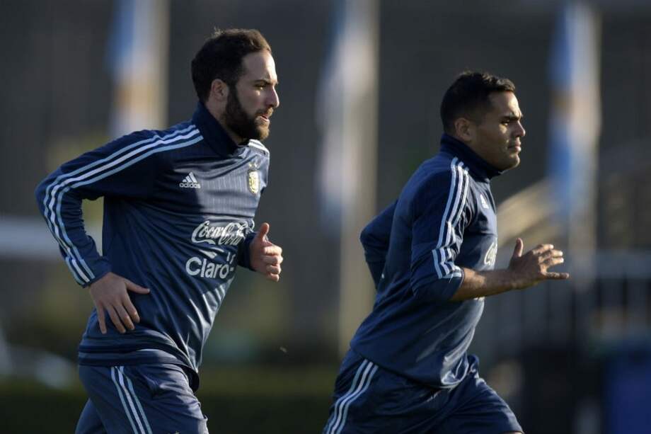 Gonzalo Higuaín delantero de la Selección de Argentina. Foto: AFP