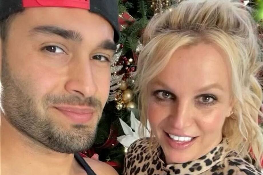 Britney Spears y su novio Sam Asghari