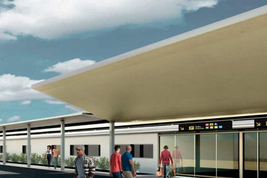 Render de la propuesta para la ampliación del aeropuerto Benito Salas de Neiva. / Cortesía - ANI