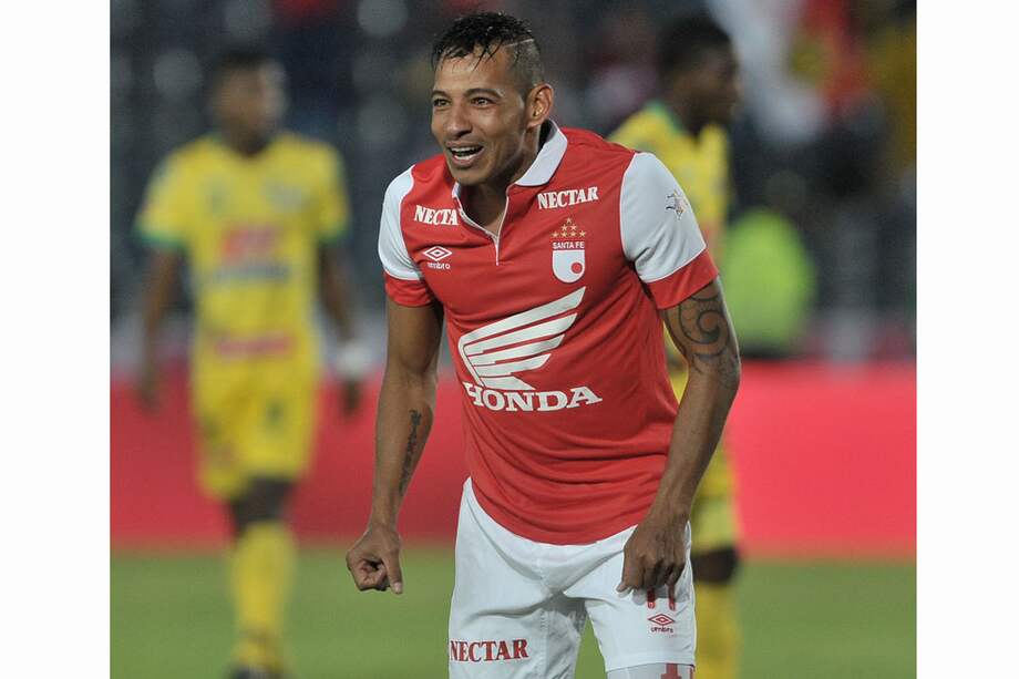 Wílder Medina celebró su quinto gol en los últimos tres partidos. / Gustavo Torrijos